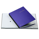 Fraschini - Libro delle firme - espandibile - 14 compartimenti - per 240 x 340 mm - blu